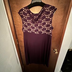 Women’s Plus Size 20W Burgundy Dress by Connected.